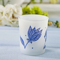 Thumbnail for Blue Willow Frosted Glass Votive (Set of 4)