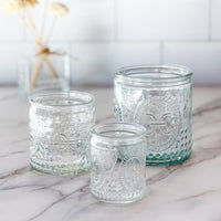 Thumbnail for Nesting Vintage Clear Glass Tea Light Holder (Set of 3) - Alternate Image 7 | My Wedding Favors