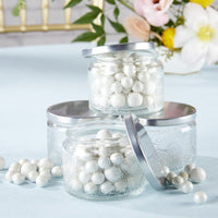 Thumbnail for Garden Blooms Glass Tea Light Holder - Clear (Set of 4) - Alternate Image 2 | My Wedding Favors
