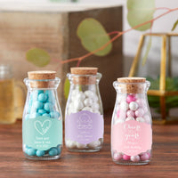 Thumbnail for Personalized 3.8 oz. Vintage Milk Bottle Favor Jar (Set of 18) - Alternate Image 3 | My Wedding Favors