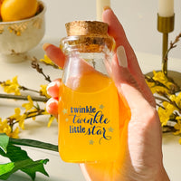 Thumbnail for 3.8 oz. Vintage Milk Bottle Favor Jar - Twinkle Twinkle (Set of 18)