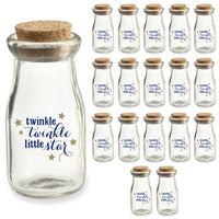 Thumbnail for 3.8 oz. Vintage Milk Bottle Favor Jar - Twinkle Twinkle (Set of 18)
