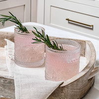 10 oz. Textured Hobnail Beaded Clear Rocks Drinking Glasses (Set of 6) - Alternate Image 2 | My Wedding Favors