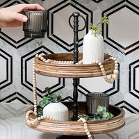 Thumbnail for Ribbed Smoke Gray Glass Votive Candle Holder (Set of 6) - Alternate Image 2 | My Wedding Favors