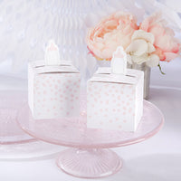 Thumbnail for Classic Pink Baby Bottle Favor Box (Set of 24)