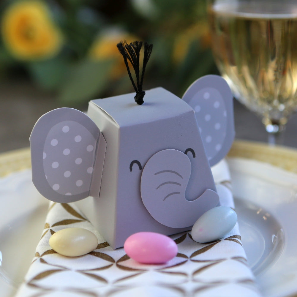 Elephant Favor Box (Set of 12) - Alternate Image 6 | My Wedding Favors