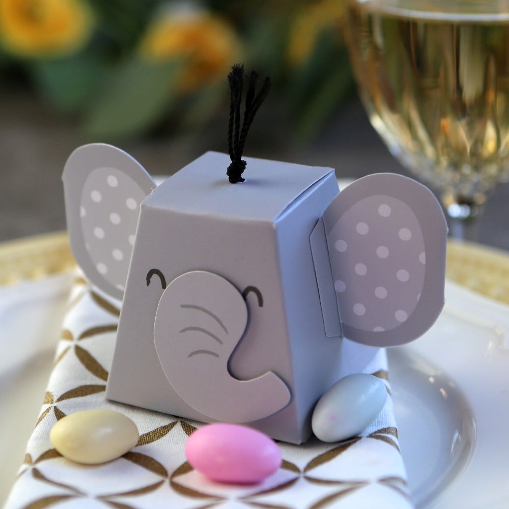 Elephant Favor Box (Set of 12) - Alternate Image 7 | My Wedding Favors