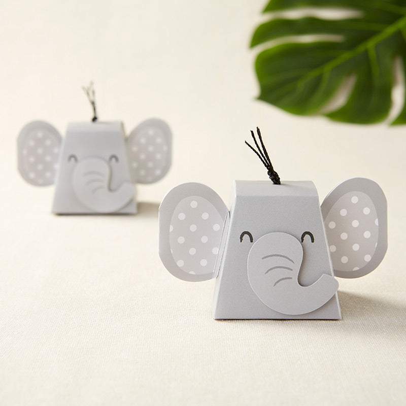 Elephant Favor Box (Set of 12) - Main Image | My Wedding Favors