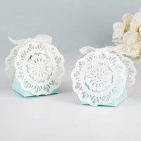 Thumbnail for Something Blue Lace Favor Box (Set of 12) - Main Image | My Wedding Favors