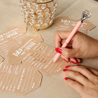 Thumbnail for Baby Shower Prediction Advice Card - Onesie Shape (Set of 50) - Alternate Image 6 | My Wedding Favors