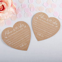 Thumbnail for Wedding Advice Card - Heart Shape (Set of 50) - Main Image | My Wedding Favors