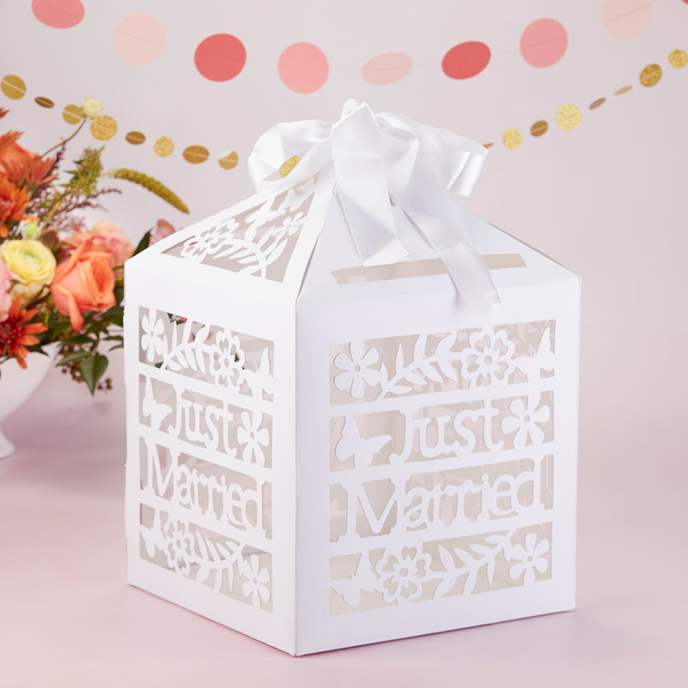 Just Married Birdcage Card Box - Main Image | My Wedding Favors