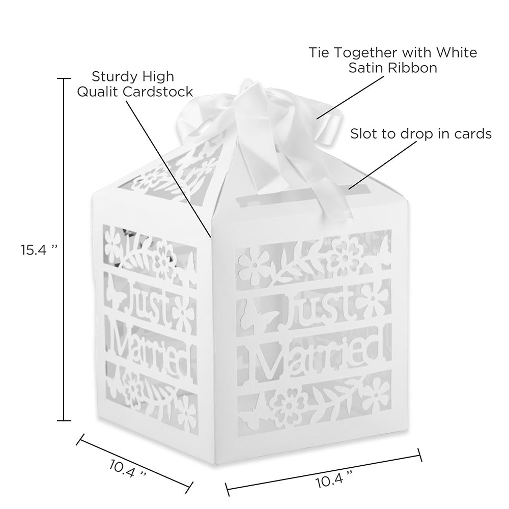 Just Married Birdcage Card Box - Alternate Image 7 | My Wedding Favors