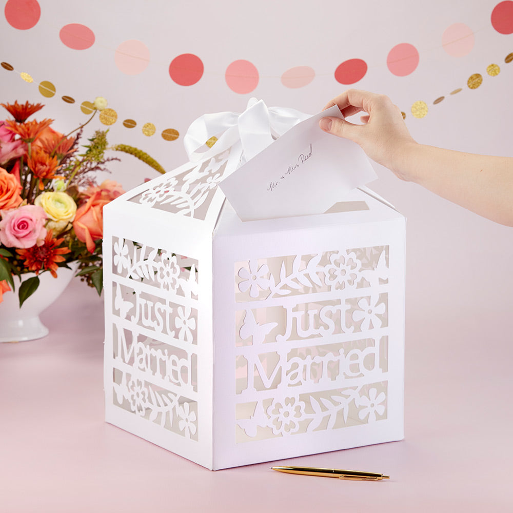 Just Married Birdcage Card Box - Alternate Image 2 | My Wedding Favors