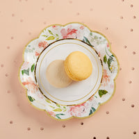 Floral 7 in. Premium Paper Plates (Set of 16) - Main Image | My Wedding Favors