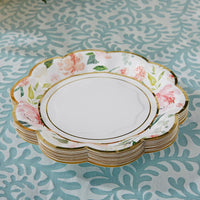 Floral 7 in. Premium Paper Plates (Set of 16) - Alternate Image 2 | My Wedding Favors
