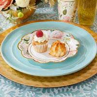 Floral 7 in. Premium Paper Plates (Set of 16) - Alternate Image 3 | My Wedding Favors