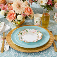 Floral 7 in. Premium Paper Plates (Set of 16) - Alternate Image 4 | My Wedding Favors