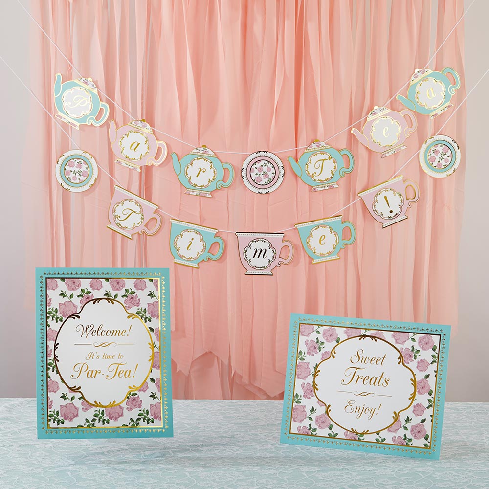 Tea Time Whimsy "Par-Tea" Time Party Kit - Main Image | My Wedding Favors