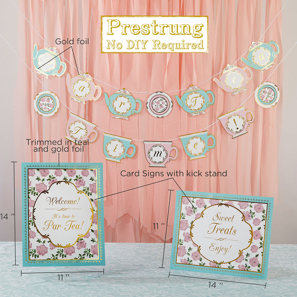 Tea Time Whimsy "Par-Tea" Time Party Kit - Alternate Image 6 | My Wedding Favors