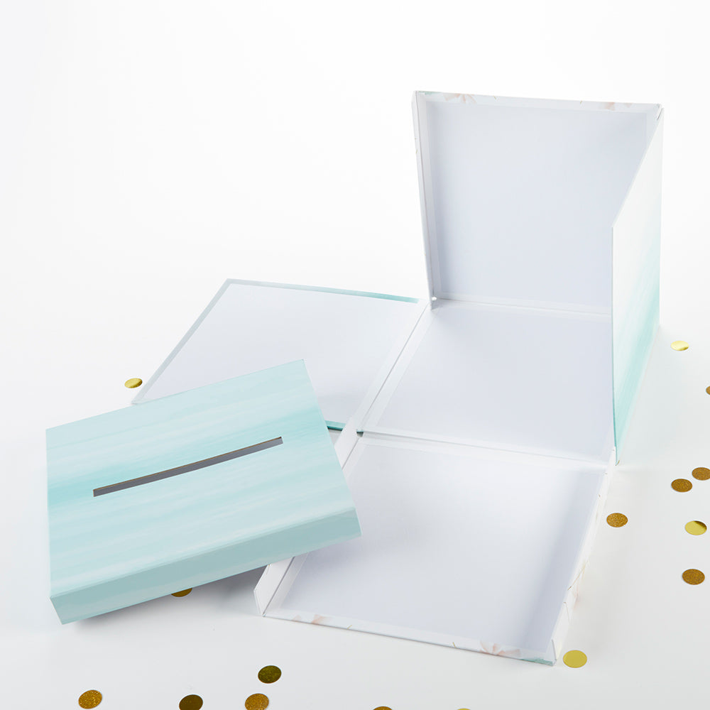 Geometric Floral Card Box - Alternate Image 5 | My Wedding Favors