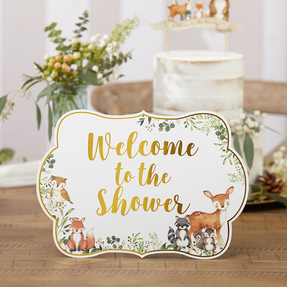 Woodland Baby Décor Sign Kit (Set of 8) - Main Image | My Wedding Favors