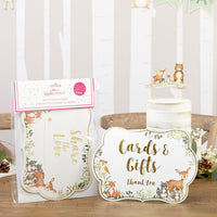 Thumbnail for Woodland Baby Décor Sign Kit (Set of 8) - Alternate Image 2 | My Wedding Favors