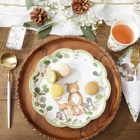 Woodland Baby 9 in. Premium Paper Plates (Set of 16) - Alternate Image 3 | My Wedding Favors