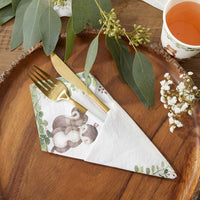 Woodland Baby 2 Ply Paper Napkins (Set of 30) - Alternate Image 2 | My Wedding Favors