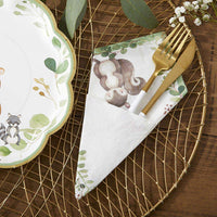 Woodland Baby 2 Ply Paper Napkins (Set of 30) - Alternate Image 3 | My Wedding Favors