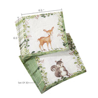 Thumbnail for Woodland Baby 2 Ply Paper Napkins (Set of 30) - Alternate Image 6 | My Wedding Favors