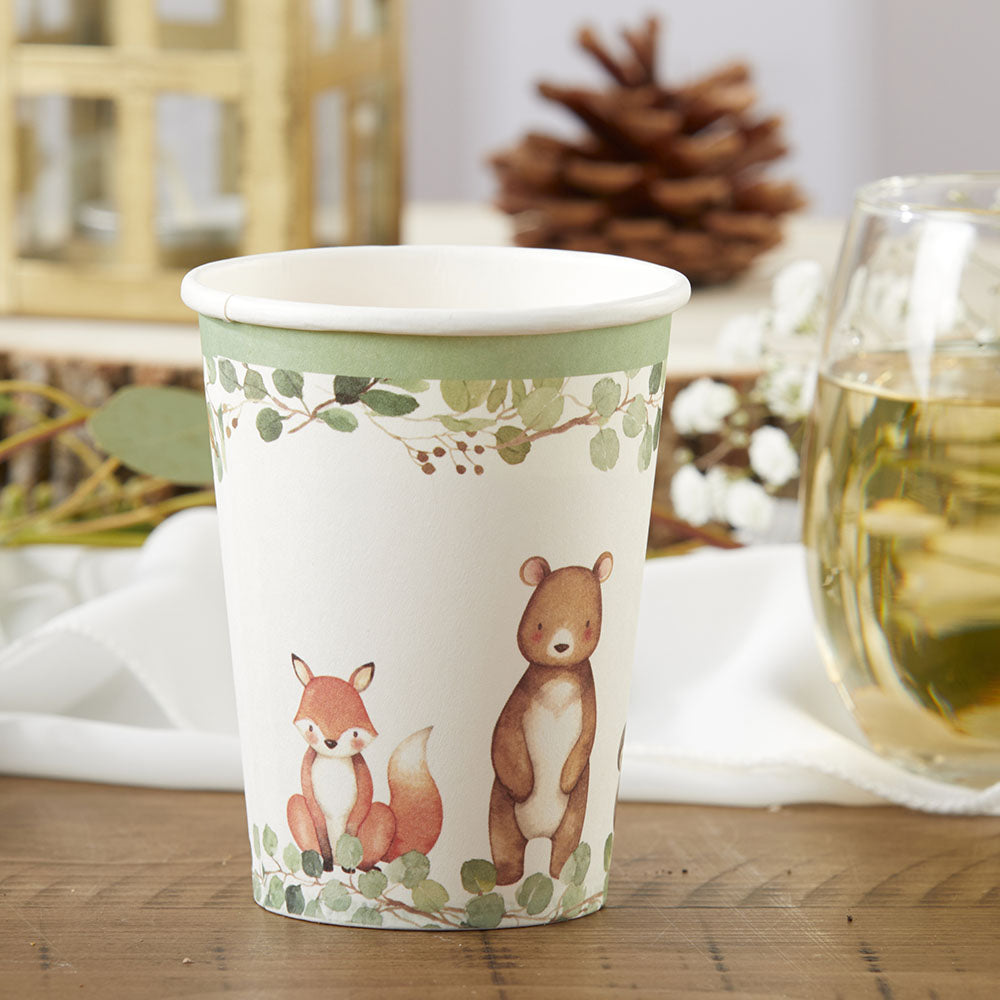 Woodland Baby 8 oz. Paper Cups (Set of 16) - Alternate Image 2 | My Wedding Favors