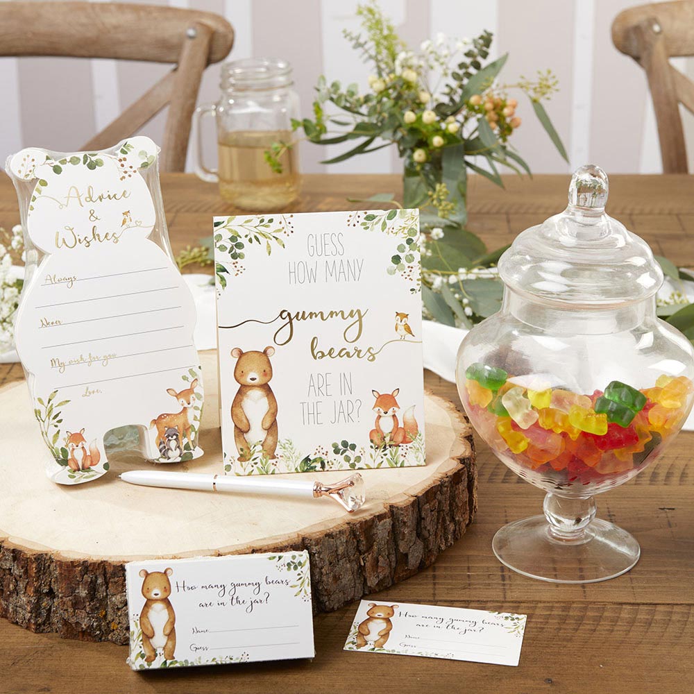 Woodland Baby Advice Card & Baby Shower Game (Set of 50) - Main Image | My Wedding Favors