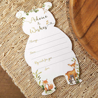 Thumbnail for Woodland Baby Advice Card & Baby Shower Game (Set of 50) - Alternate Image 5 | My Wedding Favors