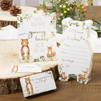 Woodland Baby Advice Card & Baby Shower Game (Set of 50) - Alternate Image 6 | My Wedding Favors
