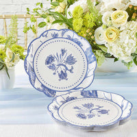 Thumbnail for Blue Willow 9 in. Premium Paper Plates (Set of 16) - Alternate Image 2 | My Wedding Favors
