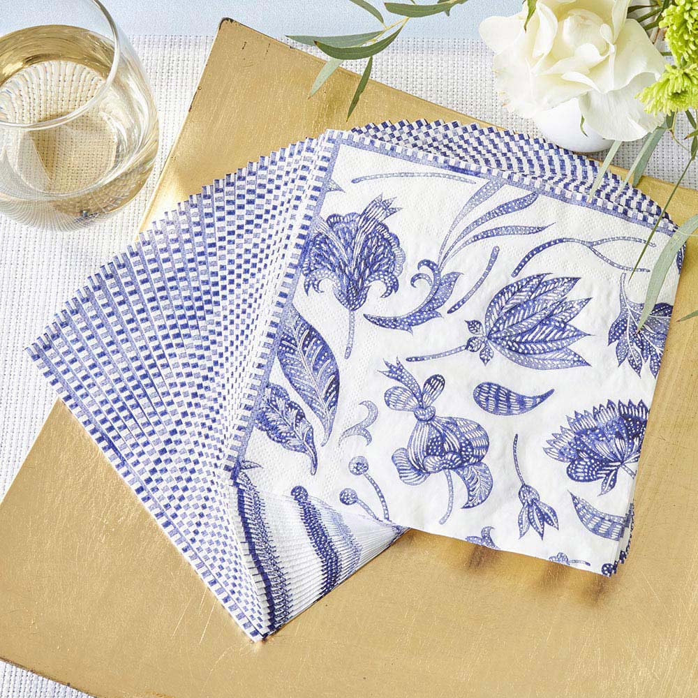 Blue Willow 2 Ply Paper Napkins (Set of 30) - Main Image | My Wedding Favors
