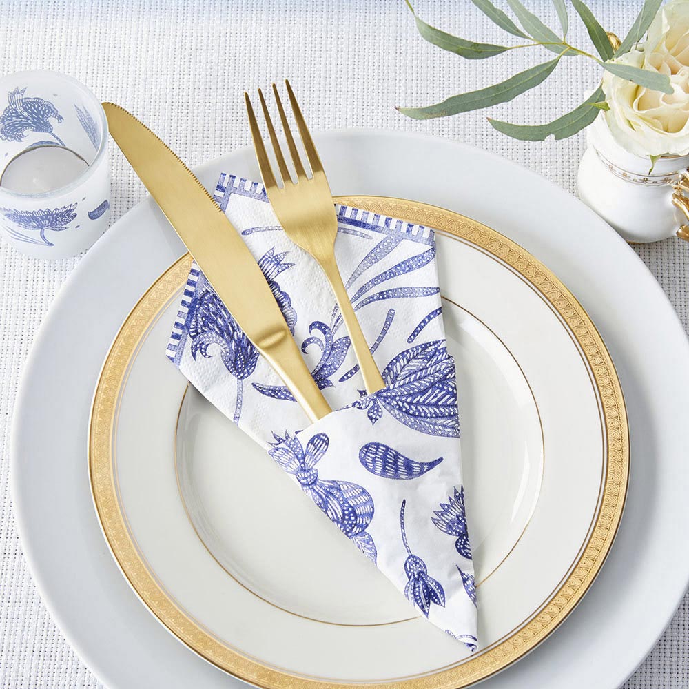 Blue Willow 2 Ply Paper Napkins (Set of 30) - Alternate Image 4 | My Wedding Favors