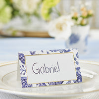 Thumbnail for Blue Willow Tent Place Card (Set of 50)