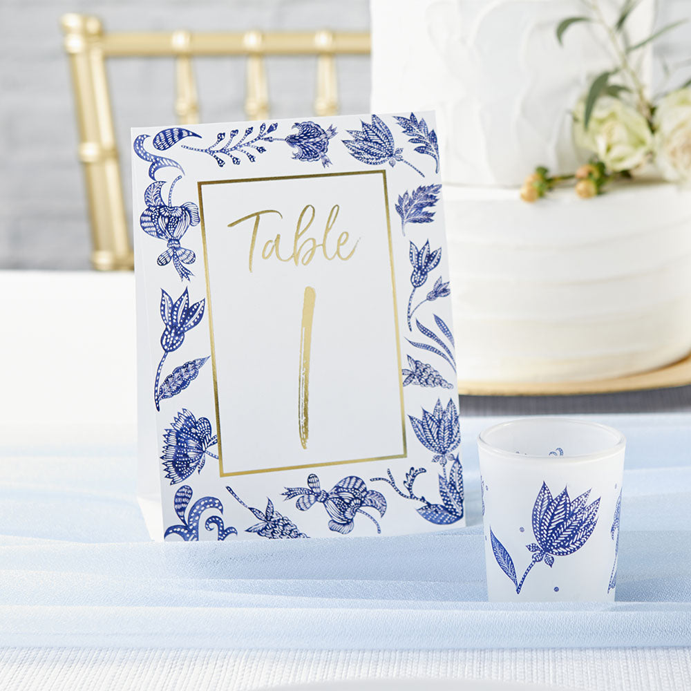 Blue Willow Wedding Table Numbers (1-25) - Alternate Image 2 | My Wedding Favors