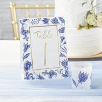 Thumbnail for Blue Willow Wedding Table Numbers (1-25) - Alternate Image 2 | My Wedding Favors