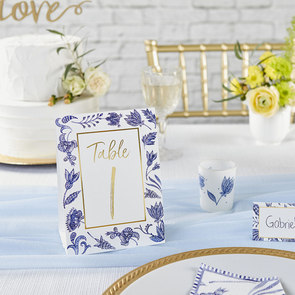 Blue Willow Wedding Table Numbers (1-25) - Alternate Image 4 | My Wedding Favors