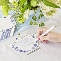 Thumbnail for Blue Willow Wedding Advice Cards - Teapot (Set of 50) - Alternate Image 4 | My Wedding Favors