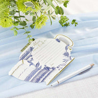 Thumbnail for Blue Willow Wedding Advice Cards - Teapot (Set of 50) - Alternate Image 7 | My Wedding Favors