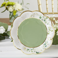 Thumbnail for Botanical Garden 7 in. Premium Paper Plates (Set of 16) - Alternate Image 4 | My Wedding Favors