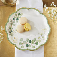 Botanical Garden 9 in. Premium Paper Plates (Set of 16) - Main Image | My Wedding Favors
