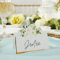 Thumbnail for Botanical Garden Tent Place Card (Set of 50) - Alternate Image 2 | My Wedding Favors