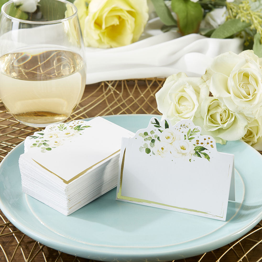 Botanical Garden Tent Place Card (Set of 50) - Alternate Image 3 | My Wedding Favors