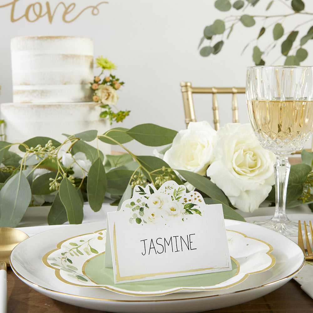 Botanical Garden Tent Place Card (Set of 50) - Alternate Image 5 | My Wedding Favors