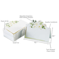 Thumbnail for Botanical Garden Tent Place Card (Set of 50) - Alternate Image 7 | My Wedding Favors
